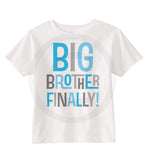 Big Brother Finally Shirt in Blue and Grey