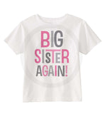Big sister Again Shirt in Pink and Grey