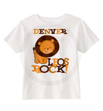 Leos Rock Shirt | Children's Zodiac Shirt | Leo The Lion Shirt | 08022011a | ThingsVerySpecial