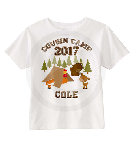 Forest Campsite Cousin Camp shirts