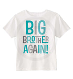 Big Brother Again Shirt in Aqua and Grey