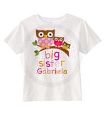 Owl Big (Middle) Sister Shirt