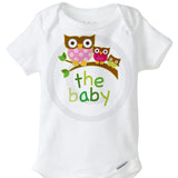 Owl The Baby Onesie with Gender Neutral Colors