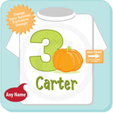 Fall Pumpkin Theme Birthday Shirt for Halloween Birthday 10082014o
