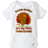 First Thanksgiving Onesie | 11112015d | ThingsVerySpecial