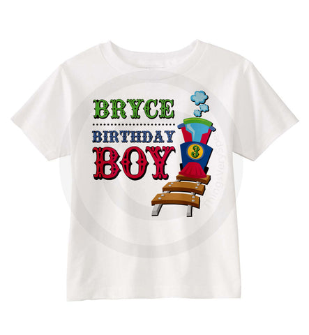 Train Birthday Shirt for boys